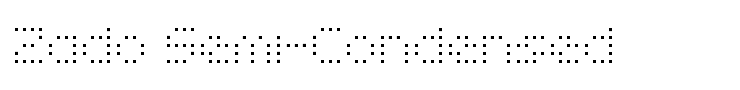 Zado Semi-Condensed