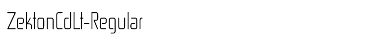 ZektonCdLt-Regular